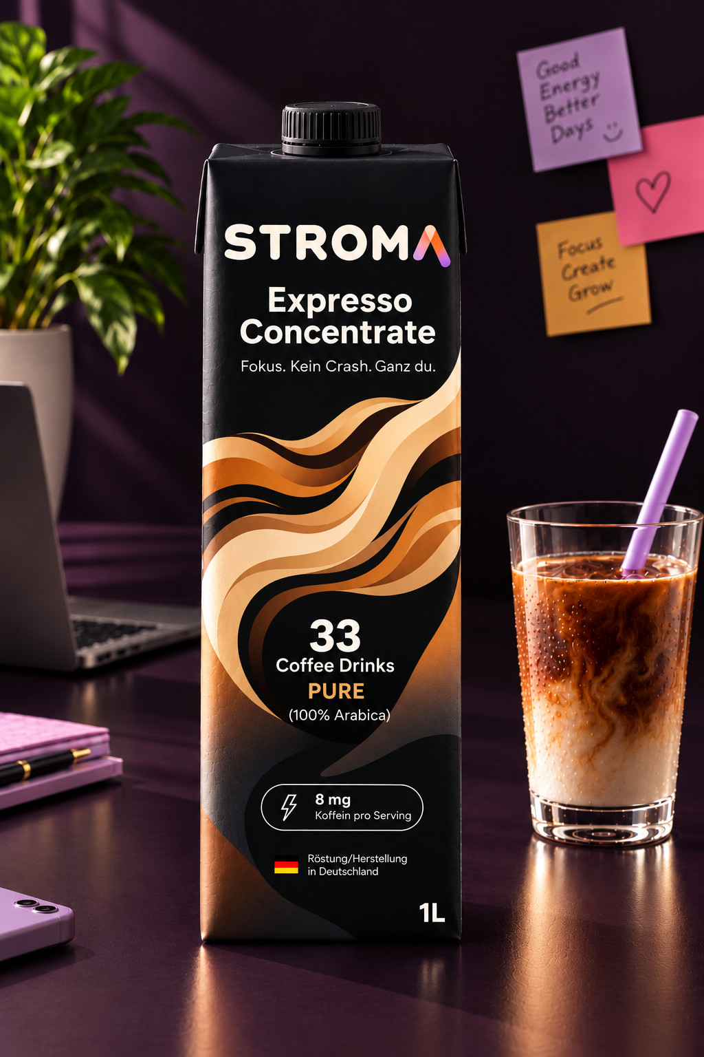 STROMA Kaffeekonzentrat im 1-Liter-Tetra Pak
