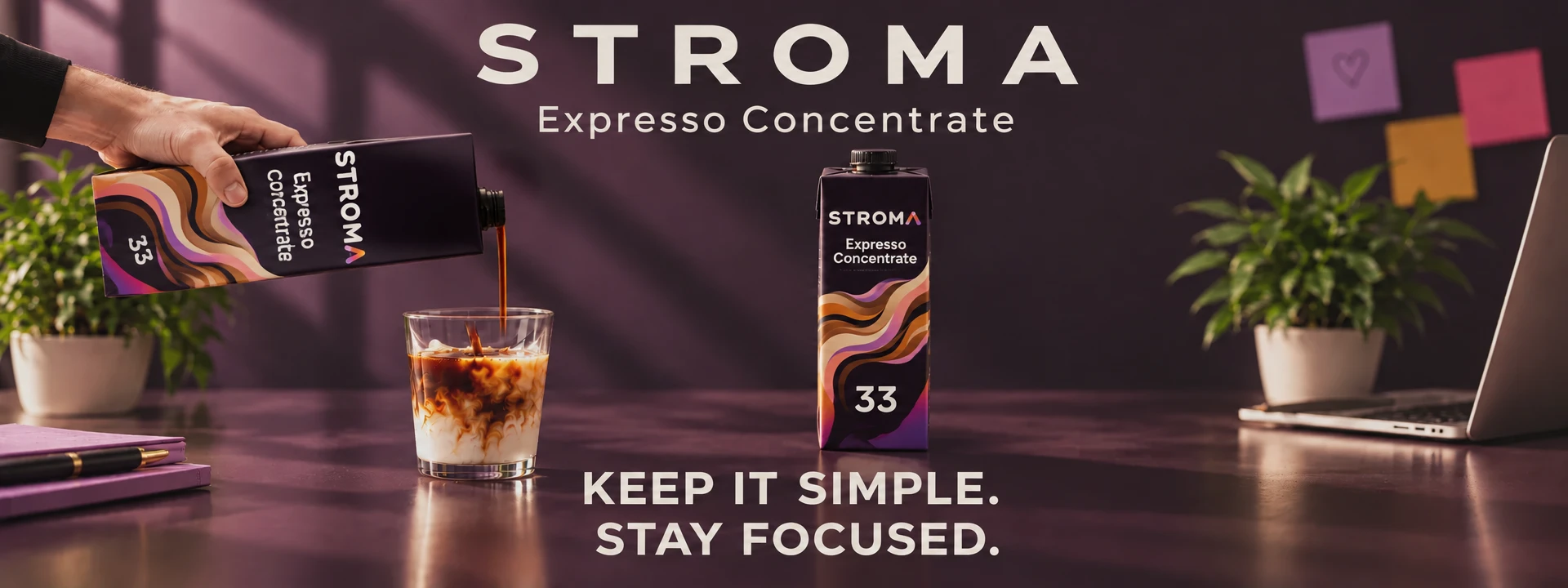 STROMA Coffee Concentrate — Keep it simple. Stay focused.